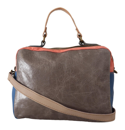 Chic Multicolor Leather Shoulder Bag