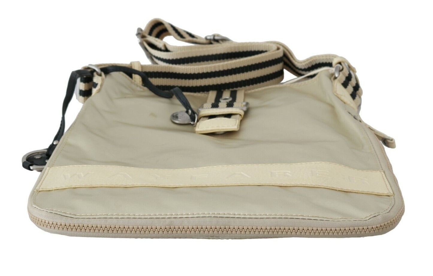 Chic Beige Fabric Handbag