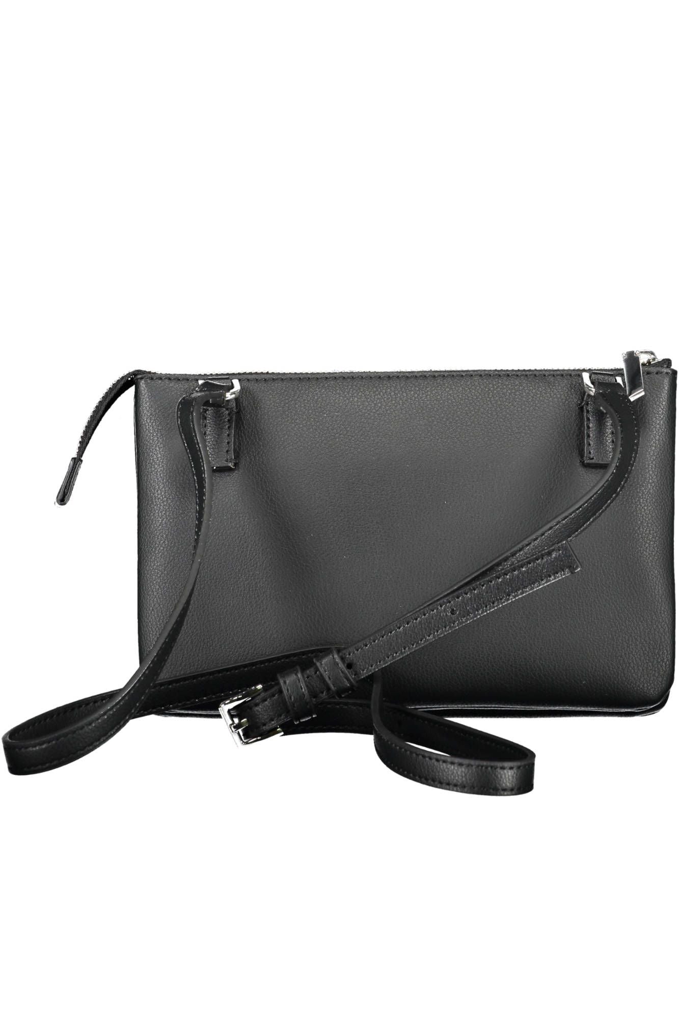 Black Polyethylene Women Handbag