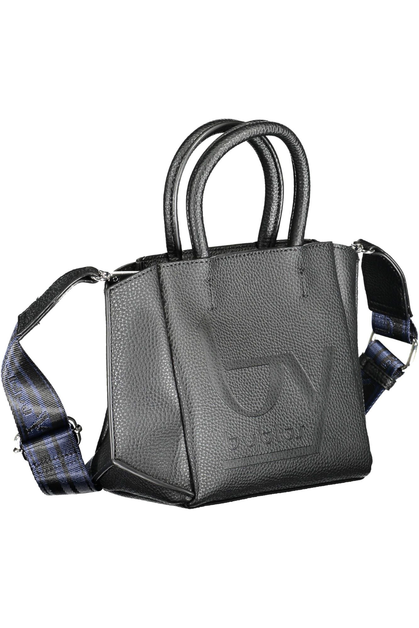 Black Polyethylene Women Handbag