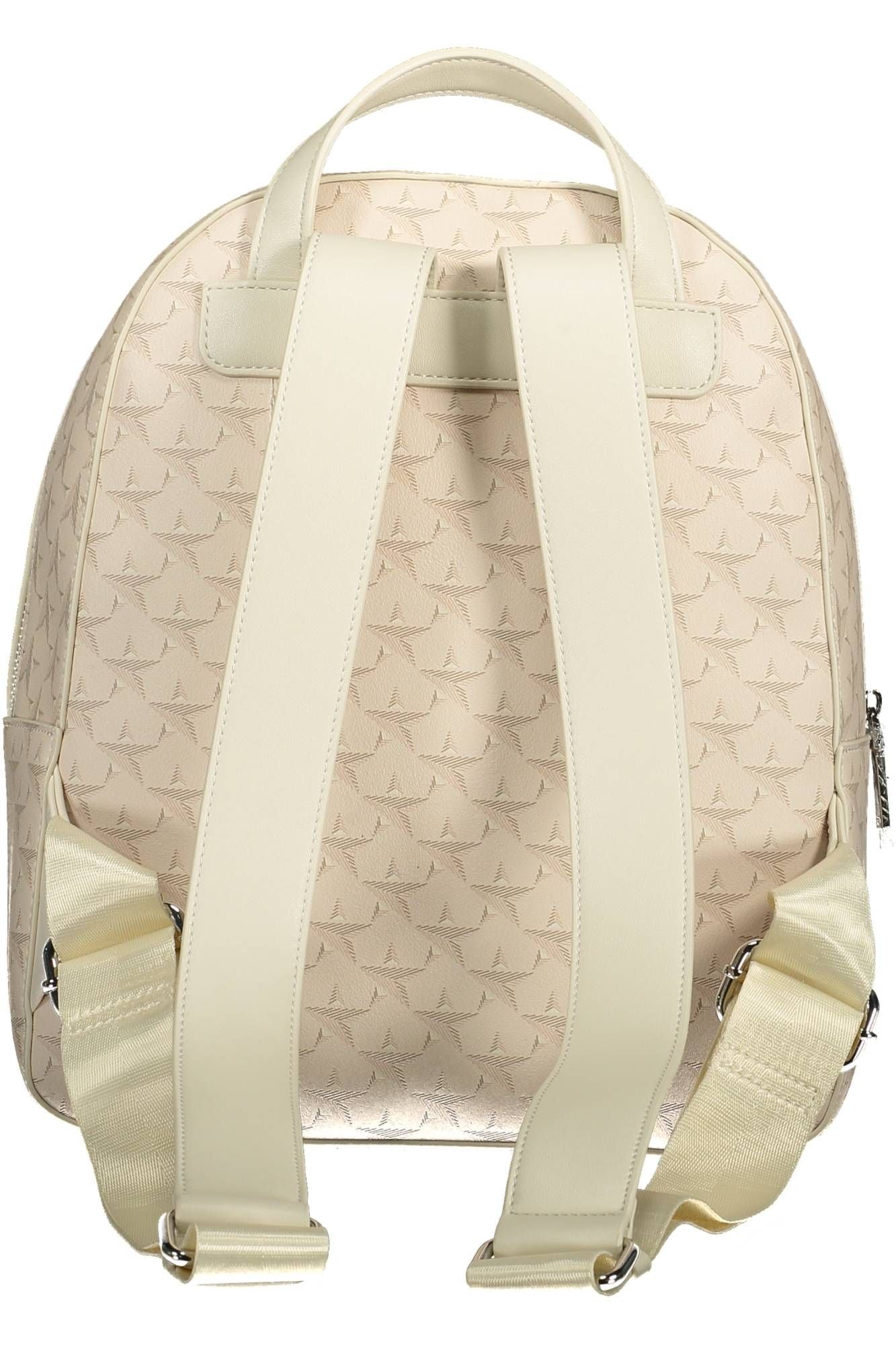 Beige PVC Women Backpack