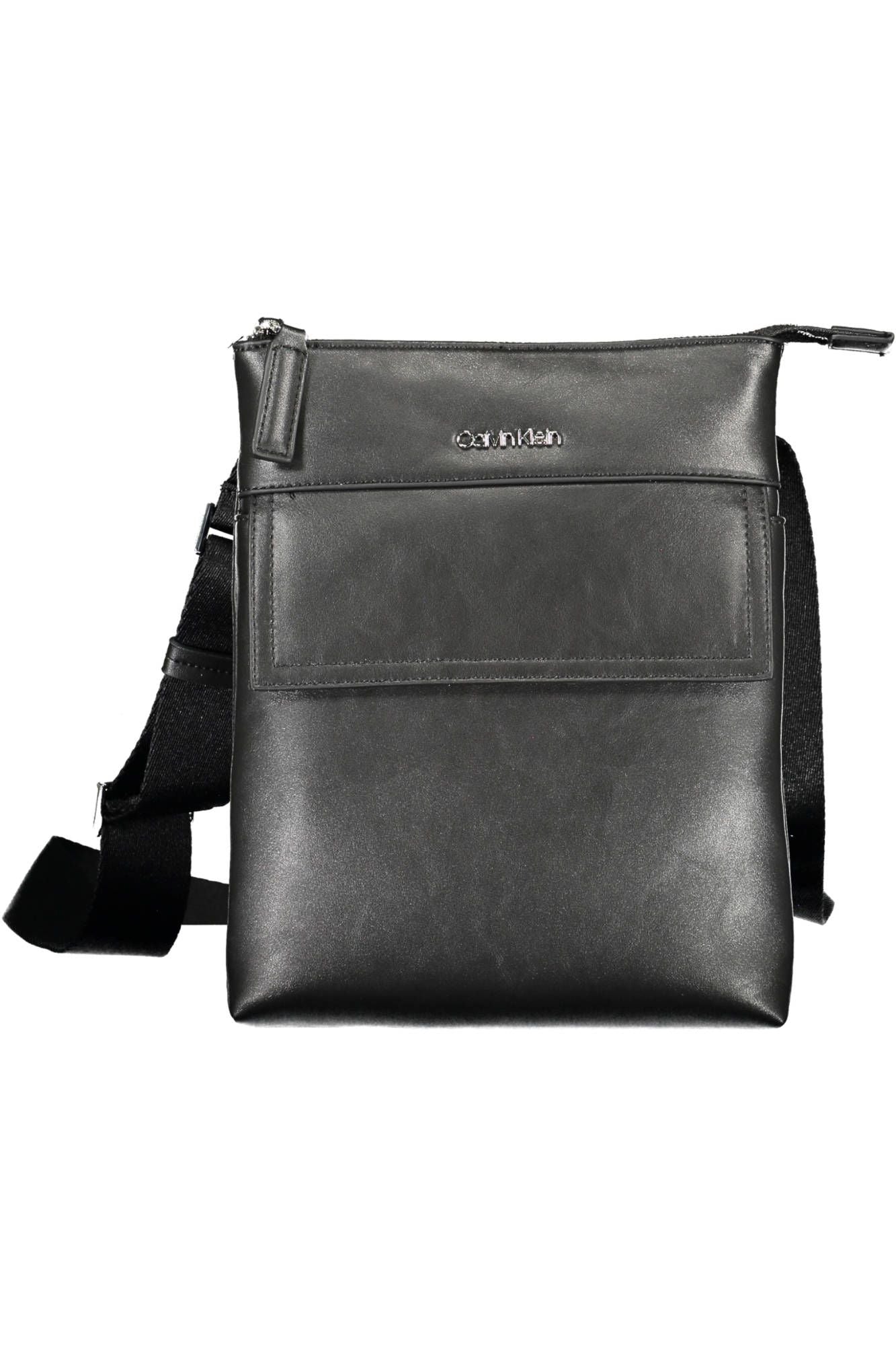 Black Polyester Men Shoulder Bag