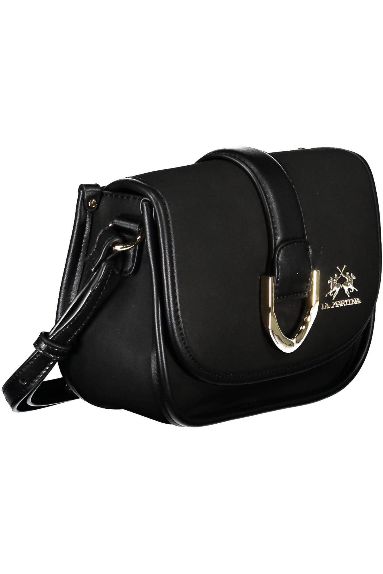 Black Polyethylene Women Handbag