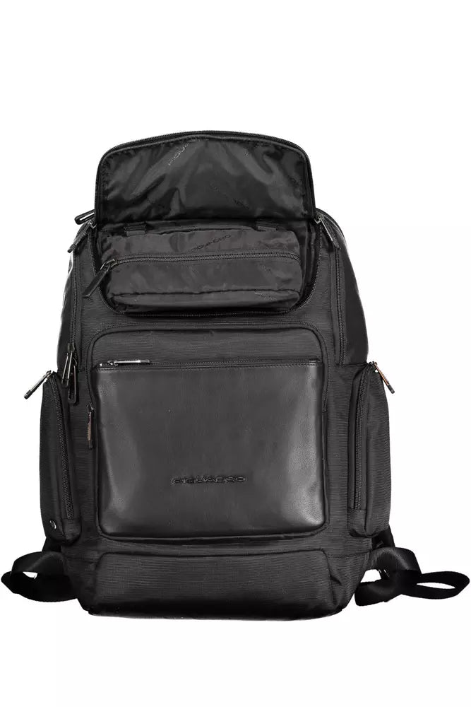 Black RPET Men Backpack