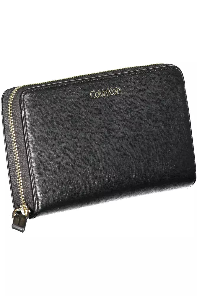 Black Polyethylene Women Wallet