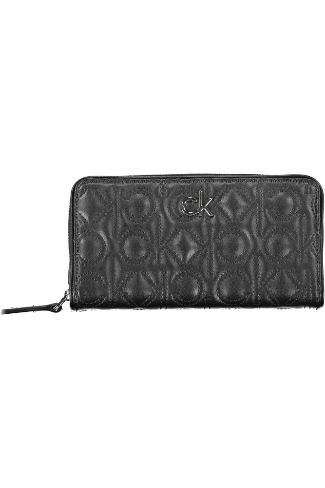 Black Polyethylene Women Wallet