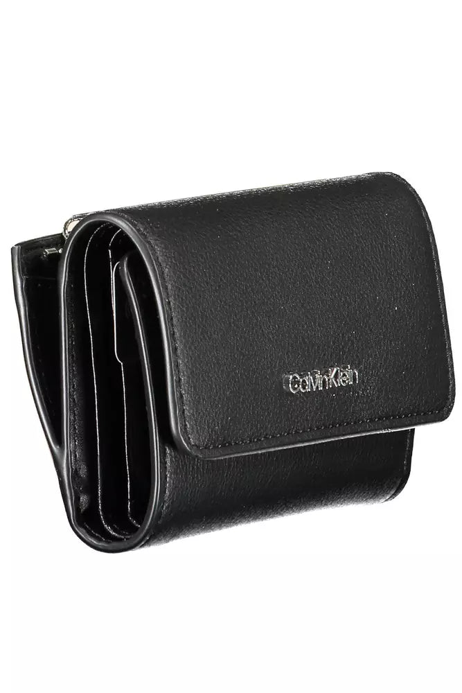 Black Polyethylene Women Wallet