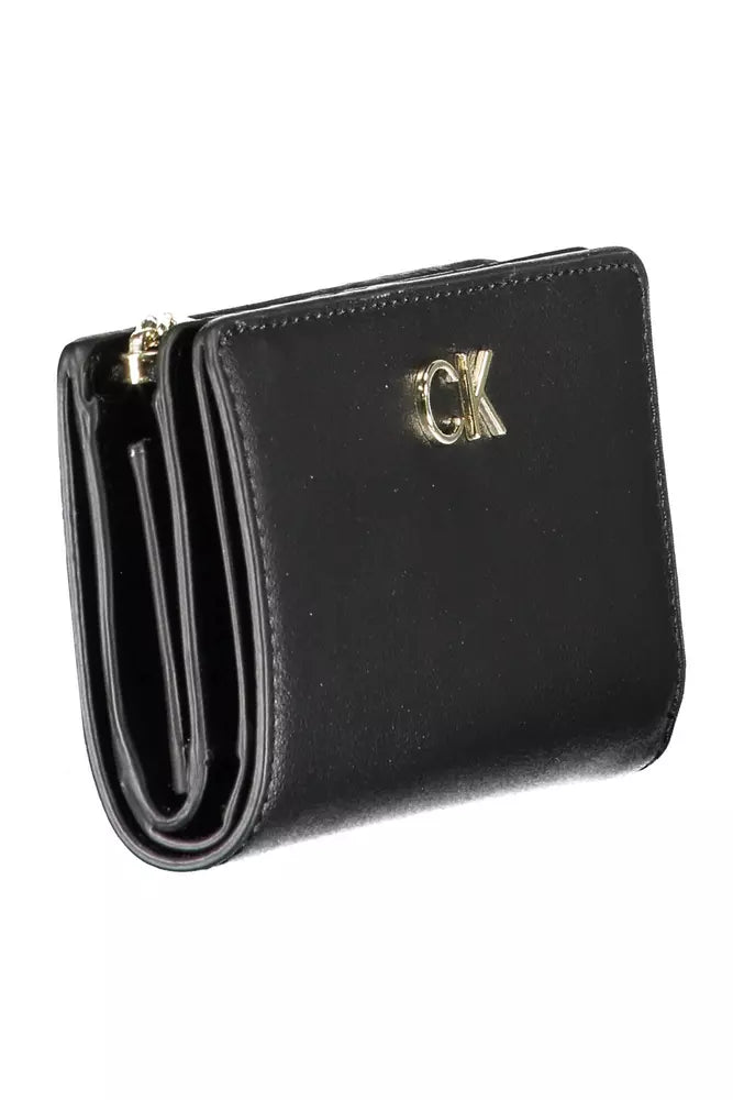 Black Polyethylene Women Wallet