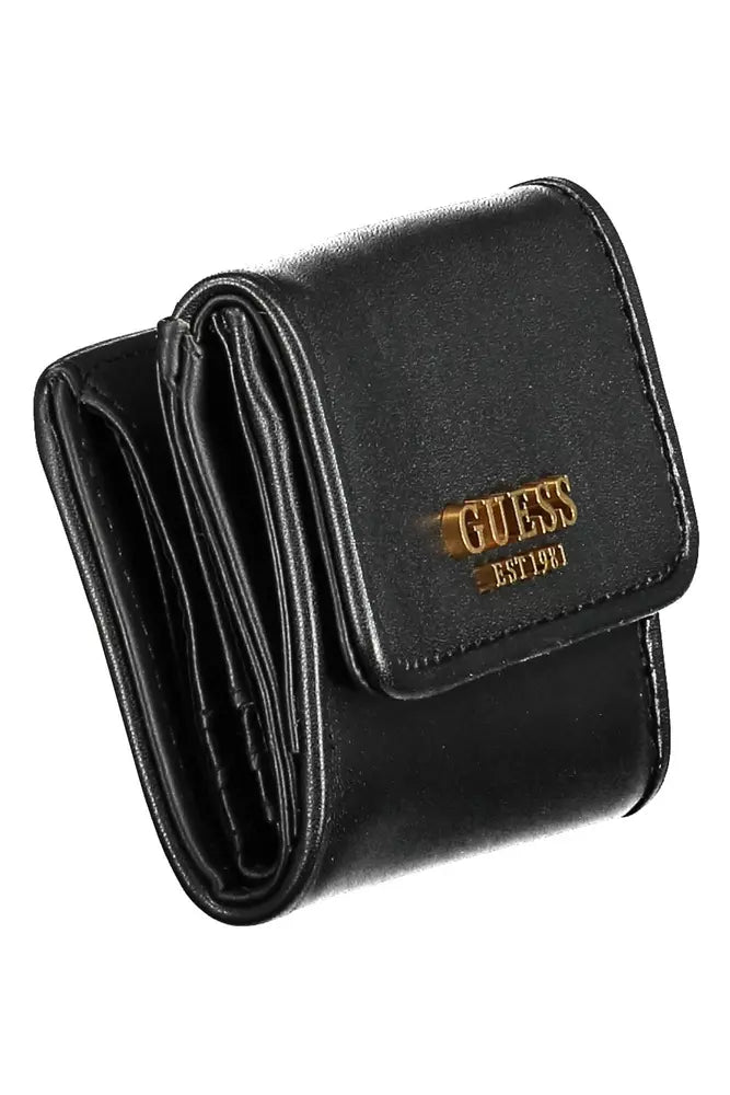 Black Polyethylene Women Wallet