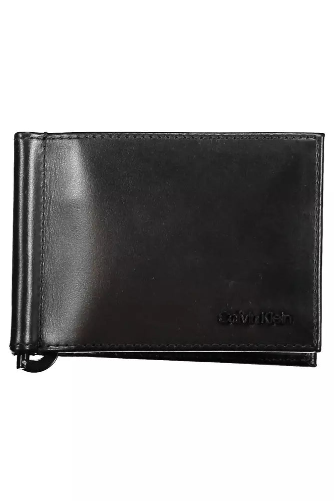 Black Leather Men Wallet