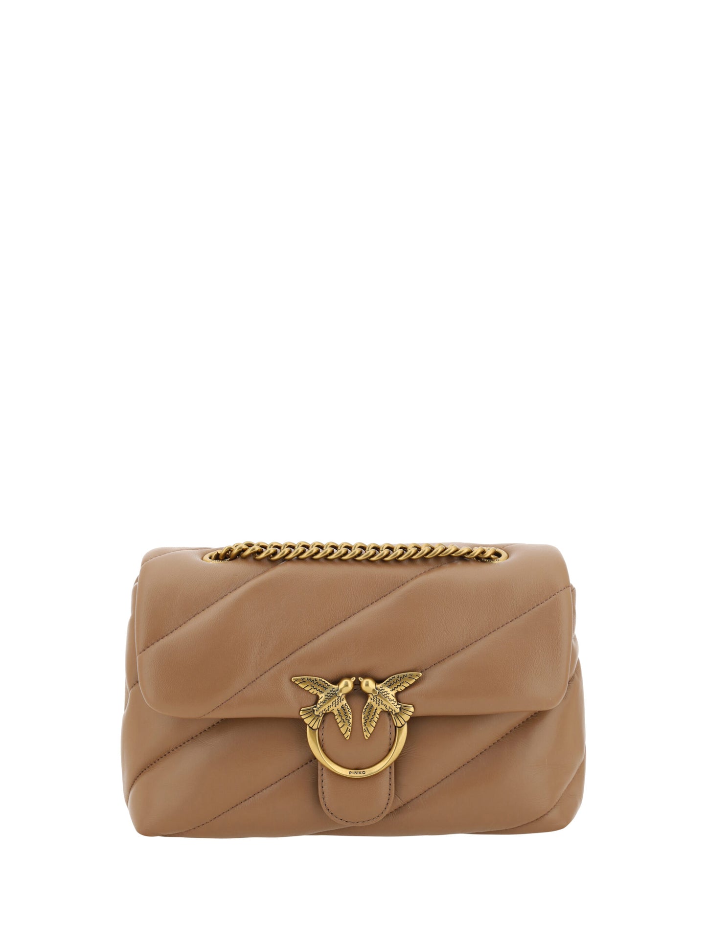 Elegant Quilted Calf Leather Shoulder Bag