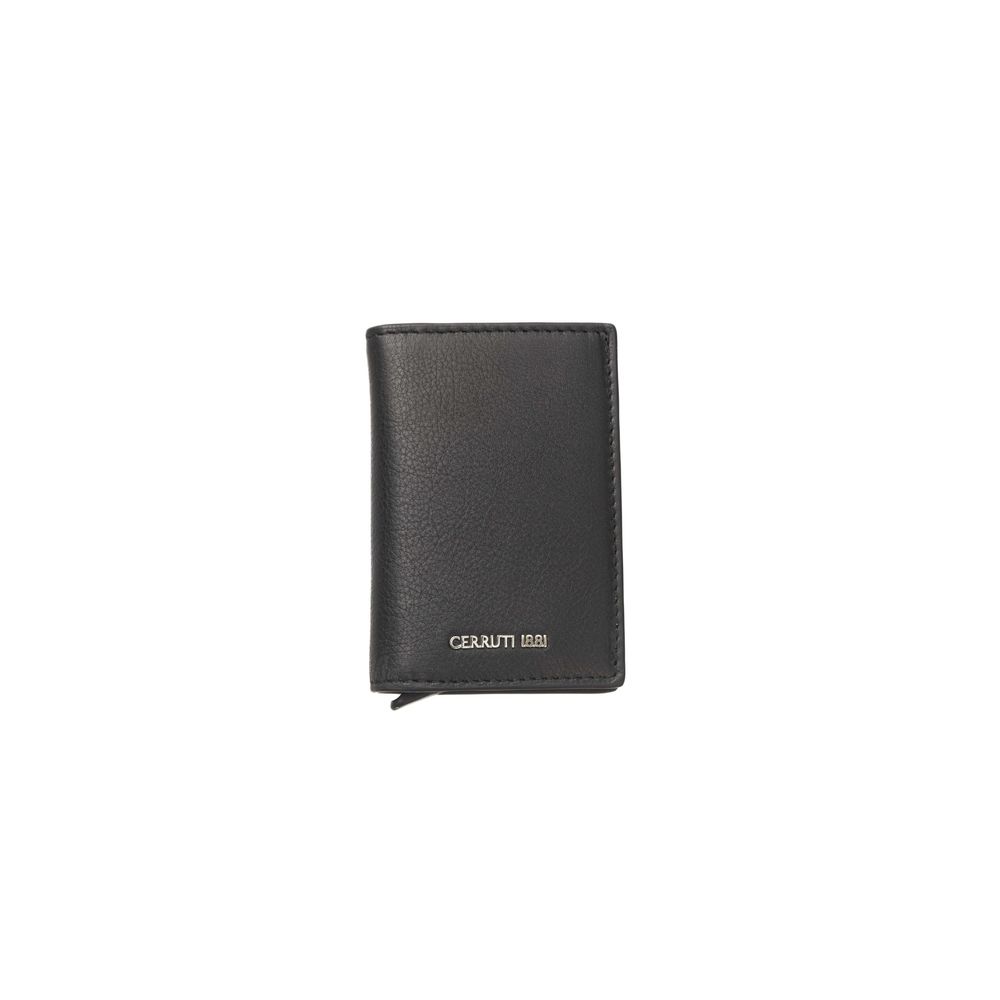 Black Leather Men Wallet