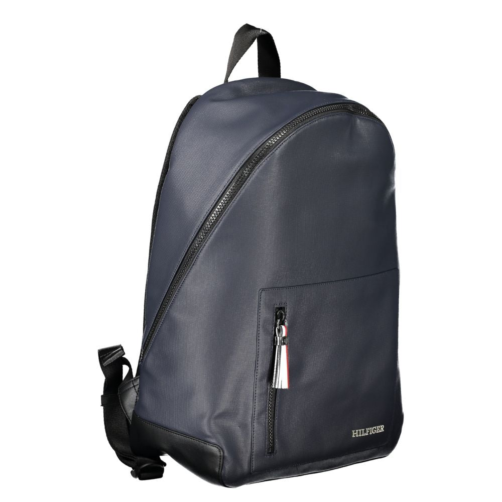 Blue Polyethylene Men Backpack