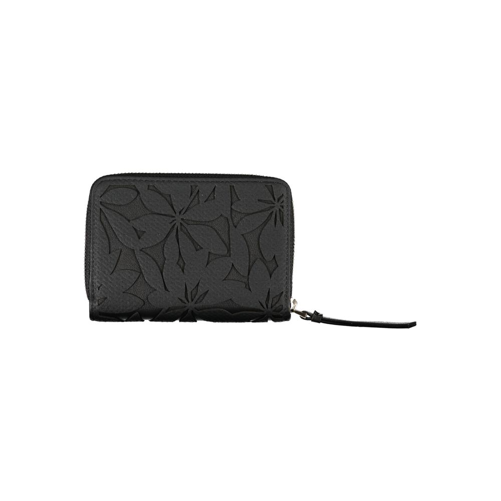 Chic Black Wallet with Elegant Detailing