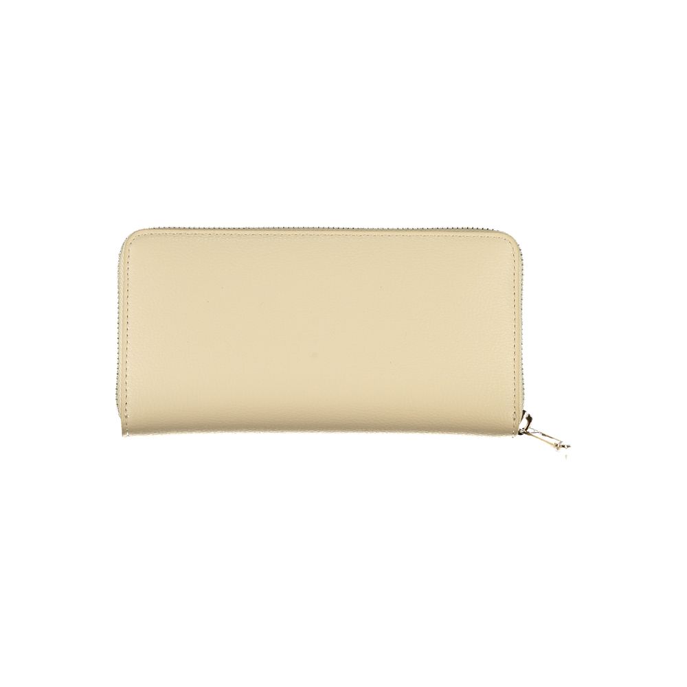 Beige Polyester Wallet