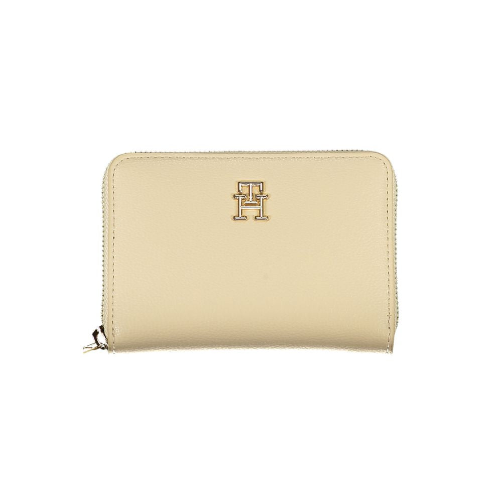 Beige Polyester Wallet