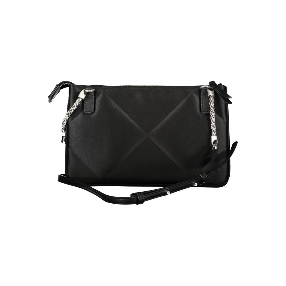 Black Polyester Handbag