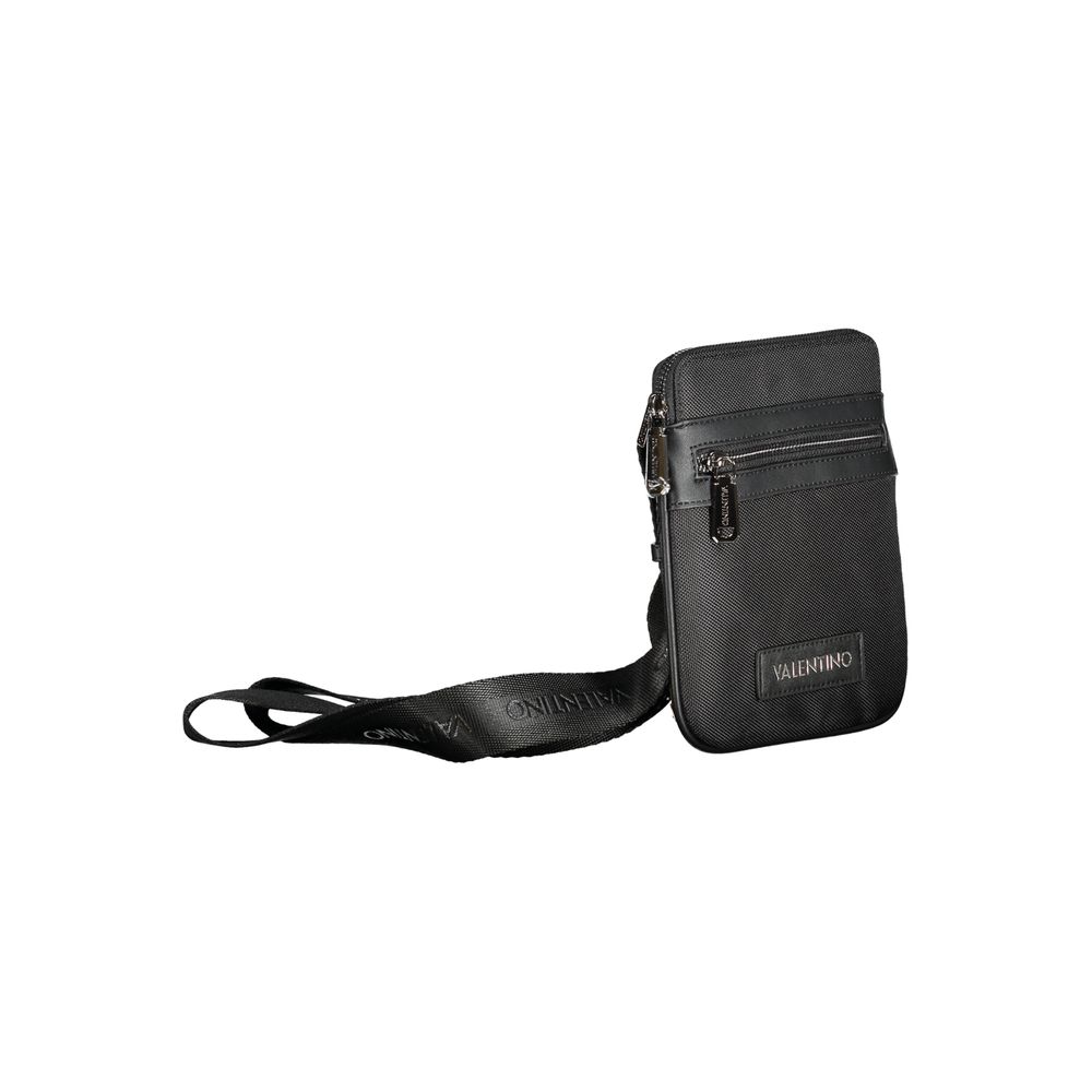 Black Polyethylene Shoulder Bag