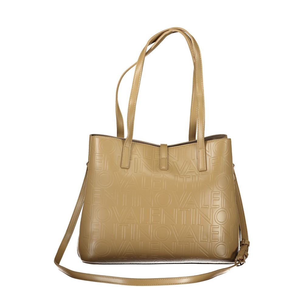 Beige Polyethylene Handbag